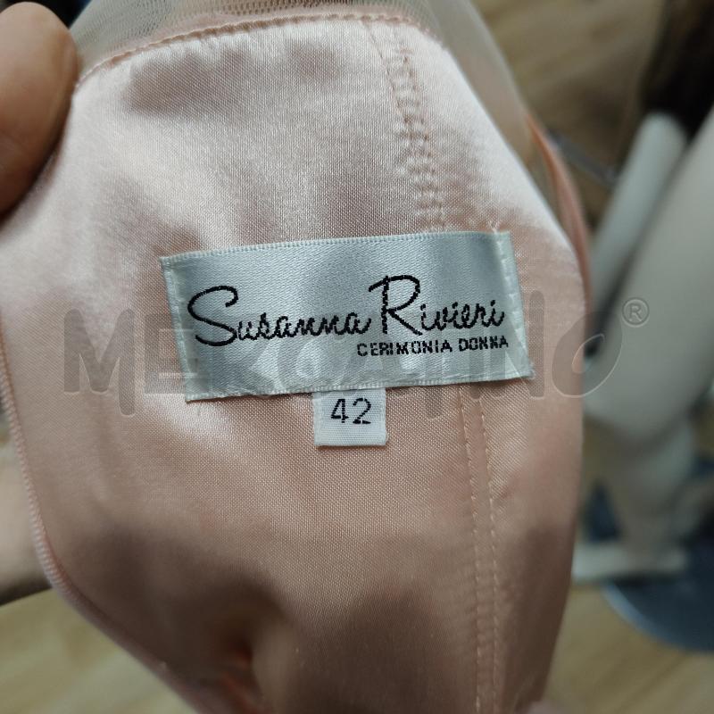 ABITO DONNA ROSA TULLE COLLO PERLE SUSANNA RIVIERI | Mercatino dell'Usato Alcamo 5