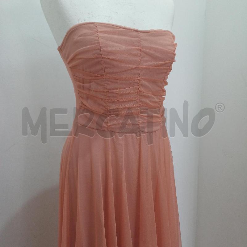ABITO DONNA ROSA TULLE LONGUETTE ELEGANTE FASCIA | Mercatino dell'Usato Alcamo 2