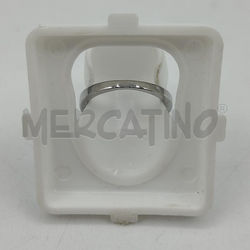 ANELLO DONNA PIETRA ROSSA ACCIAIO | Mercatino dell'Usato Alcamo 2