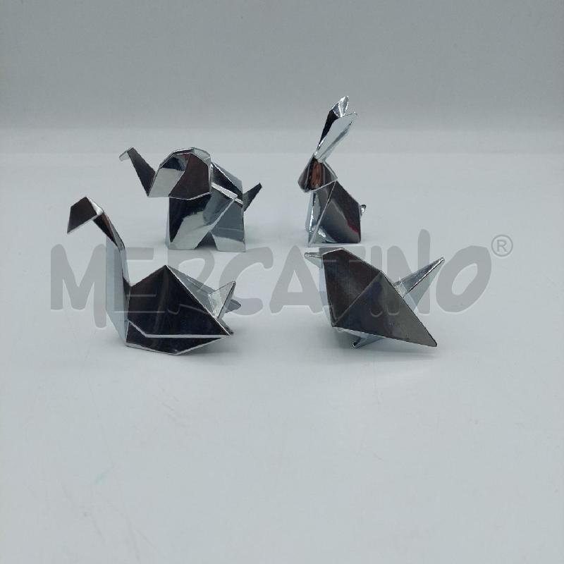 ANIMALI PZ. 4 METALLO UMBRA | Mercatino dell'Usato Alcamo 4