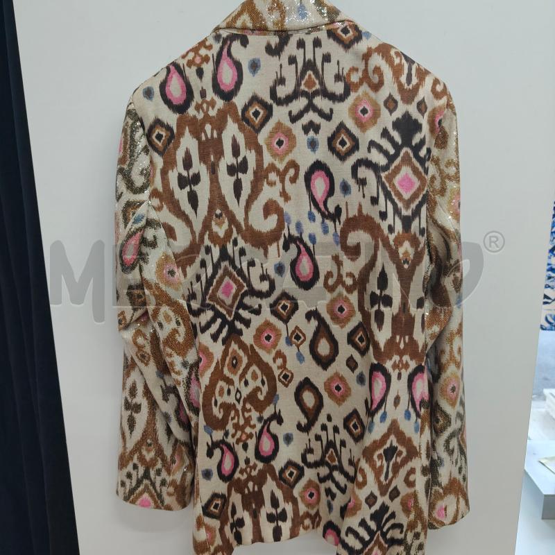 BLAZER DONNA PANNA PAILLETTES BEIGE PANNA ROSA | Mercatino dell'Usato Alcamo 2