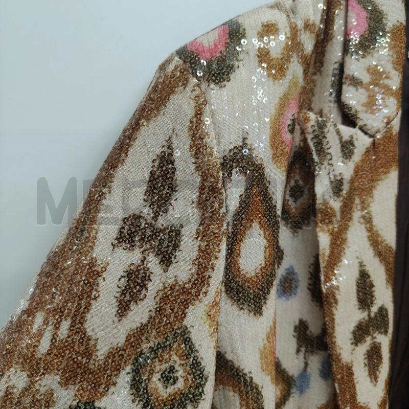 BLAZER DONNA PANNA PAILLETTES BEIGE PANNA ROSA | Mercatino dell'Usato Alcamo 4