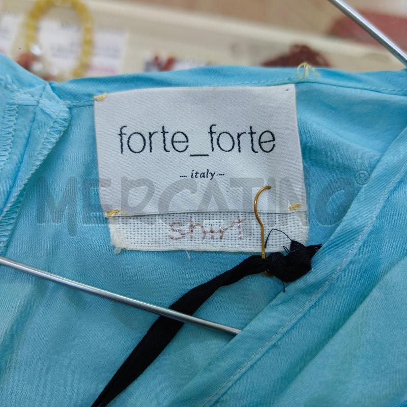 BLUSA DONNA SETA VERDE ACQUA FORTE_FORTE | Mercatino dell'Usato Alcamo 3