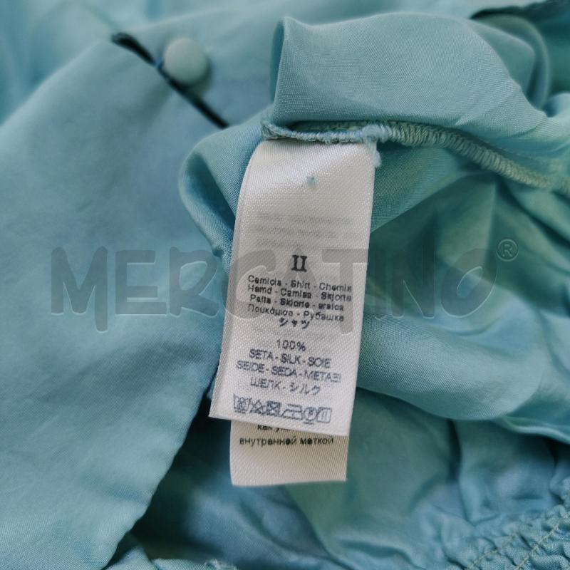 BLUSA DONNA SETA VERDE ACQUA FORTE_FORTE | Mercatino dell'Usato Alcamo 4
