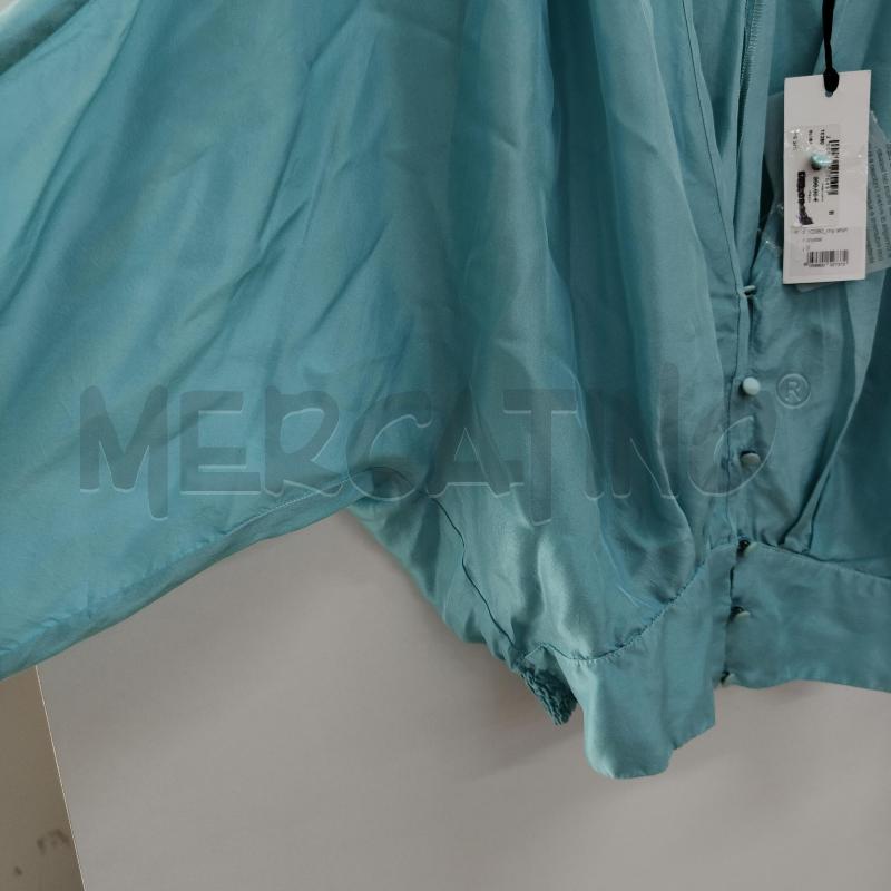 BLUSA DONNA SETA VERDE ACQUA FORTE_FORTE | Mercatino dell'Usato Alcamo 5