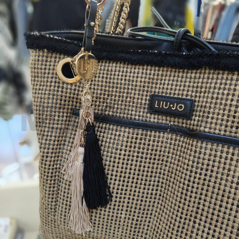 BORSA DONNA BEIGE MANICO NERO LIUJO | Mercatino dell'Usato Alcamo 5