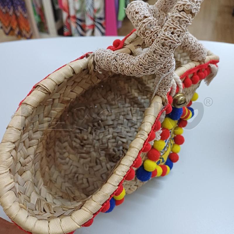 BORSA DONNA COFFA ROMBO PALLINE ROSSE GIALLE BLU | Mercatino dell'Usato Alcamo 4