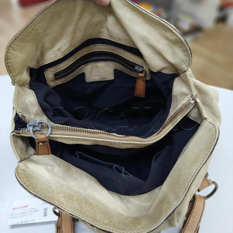 BORSA DONNA ICE BERG PANNA MANICI CUOIO MARRONE | Mercatino dell'Usato Alcamo 4