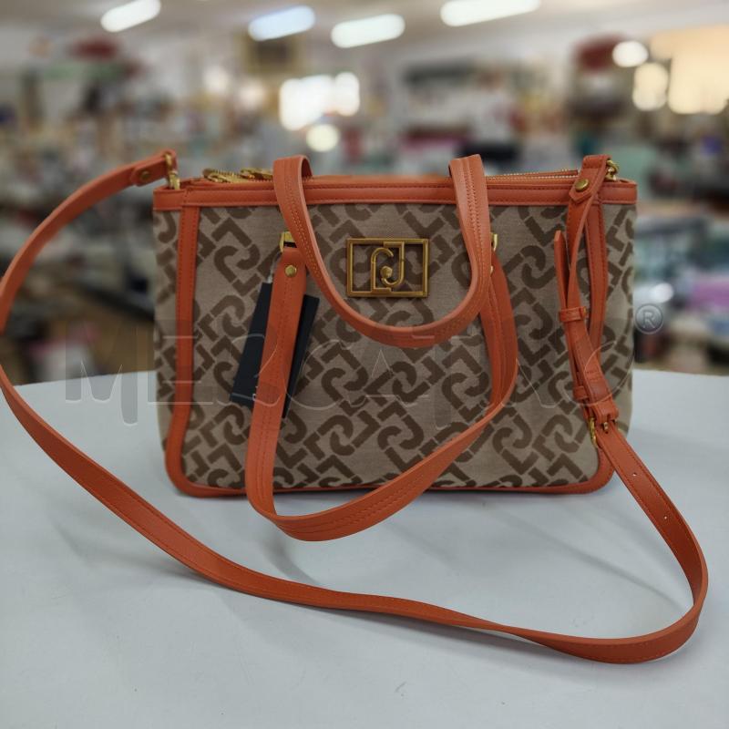 BORSA DONNA LIU JO TESSUTO E ARANCIONE | Mercatino dell'Usato Alcamo 1