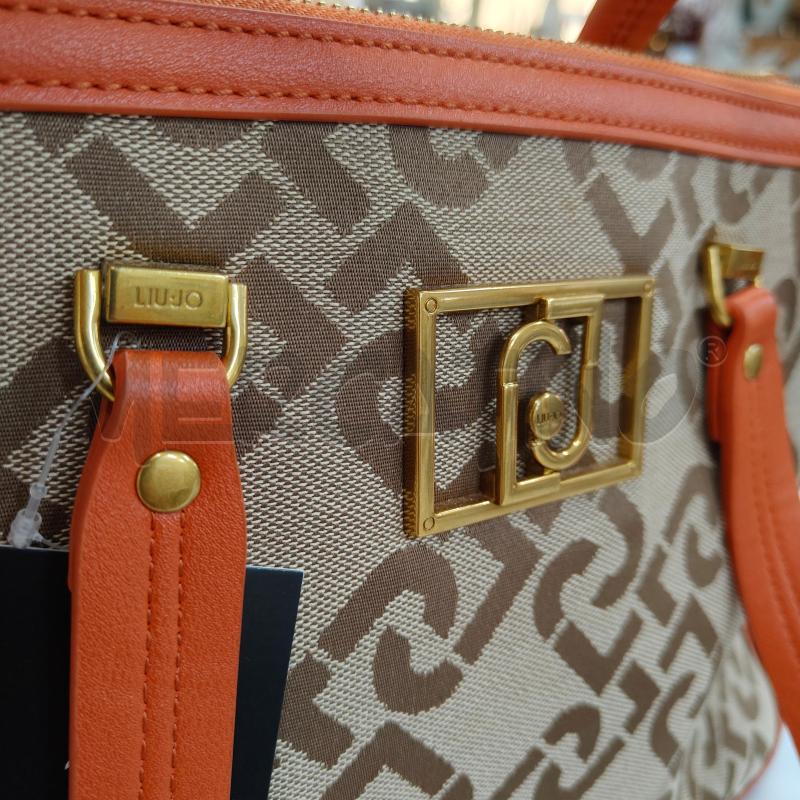 BORSA DONNA LIU JO TESSUTO E ARANCIONE | Mercatino dell'Usato Alcamo 2