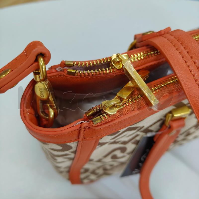 BORSA DONNA LIU JO TESSUTO E ARANCIONE | Mercatino dell'Usato Alcamo 3