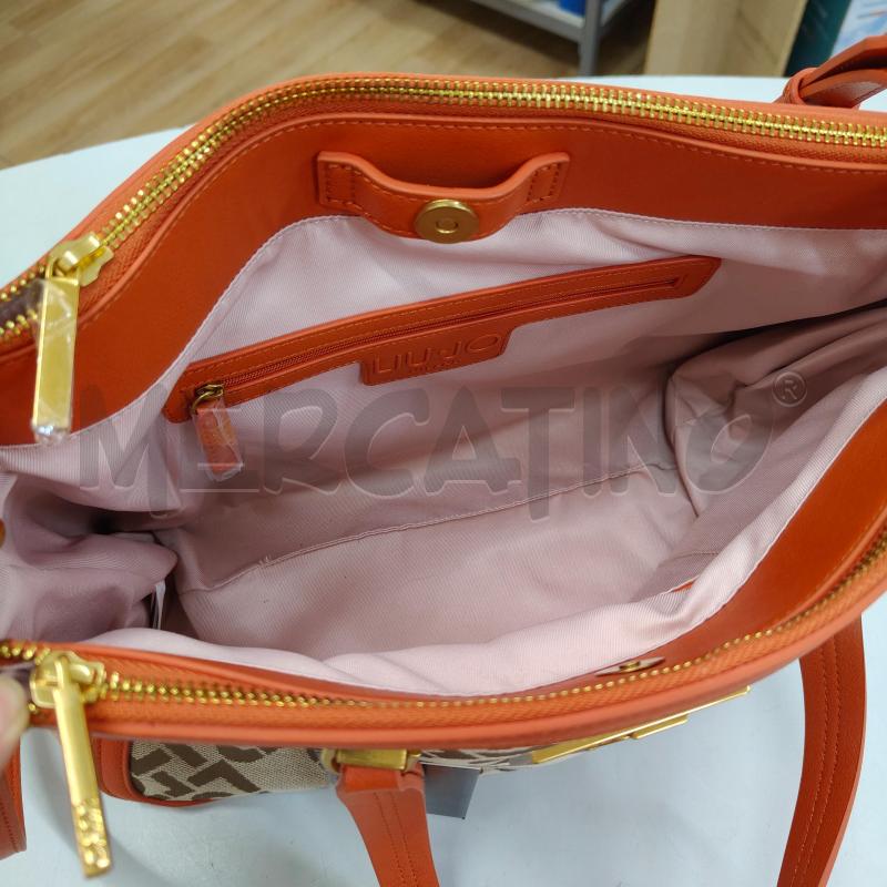 BORSA DONNA LIU JO TESSUTO E ARANCIONE | Mercatino dell'Usato Alcamo 5