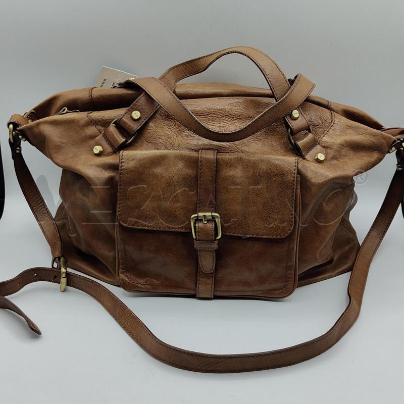 BORSA DONNA NERO GIARDINI MARRONE VERA PELLE | Mercatino dell'Usato Alcamo 1