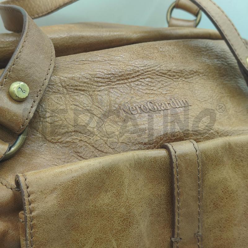 BORSA DONNA NERO GIARDINI MARRONE VERA PELLE | Mercatino dell'Usato Alcamo 2