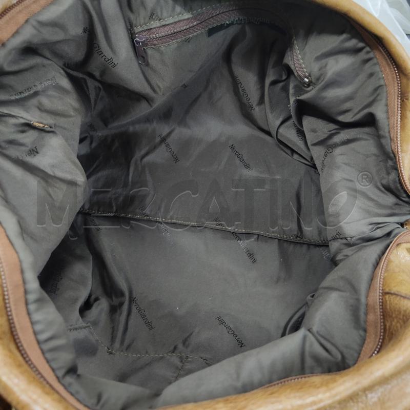 BORSA DONNA NERO GIARDINI MARRONE VERA PELLE | Mercatino dell'Usato Alcamo 5