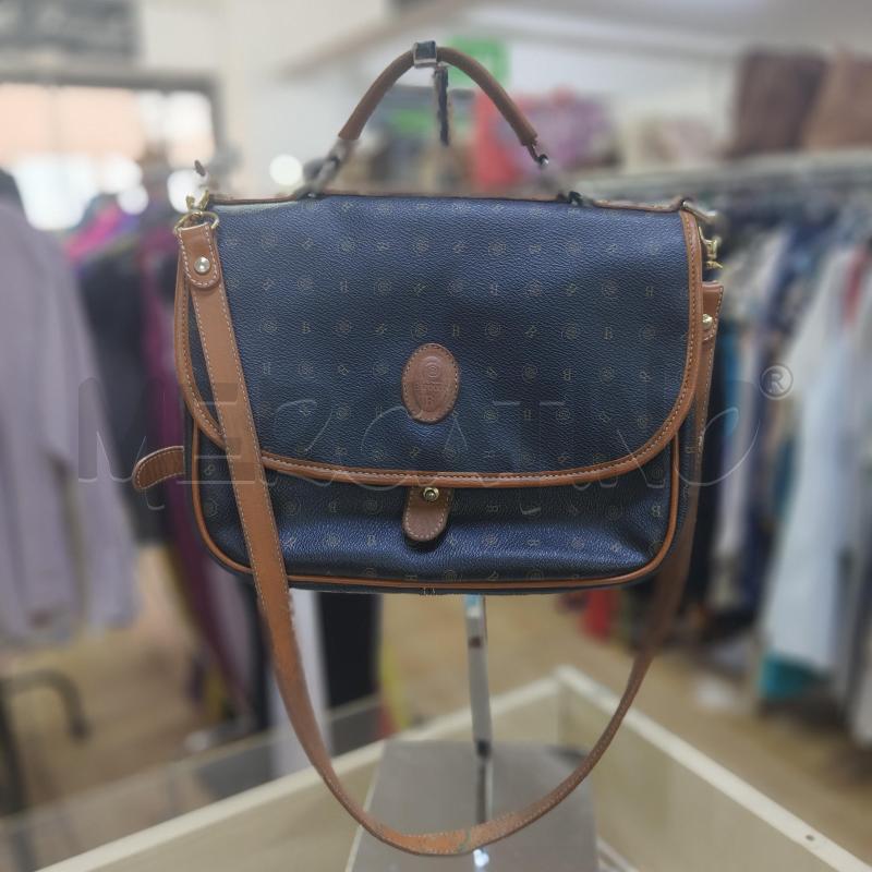 BORSA DONNA PELLE NERA MARRONE IL NUOVO BAROCCO | Mercatino dell'Usato Alcamo 1