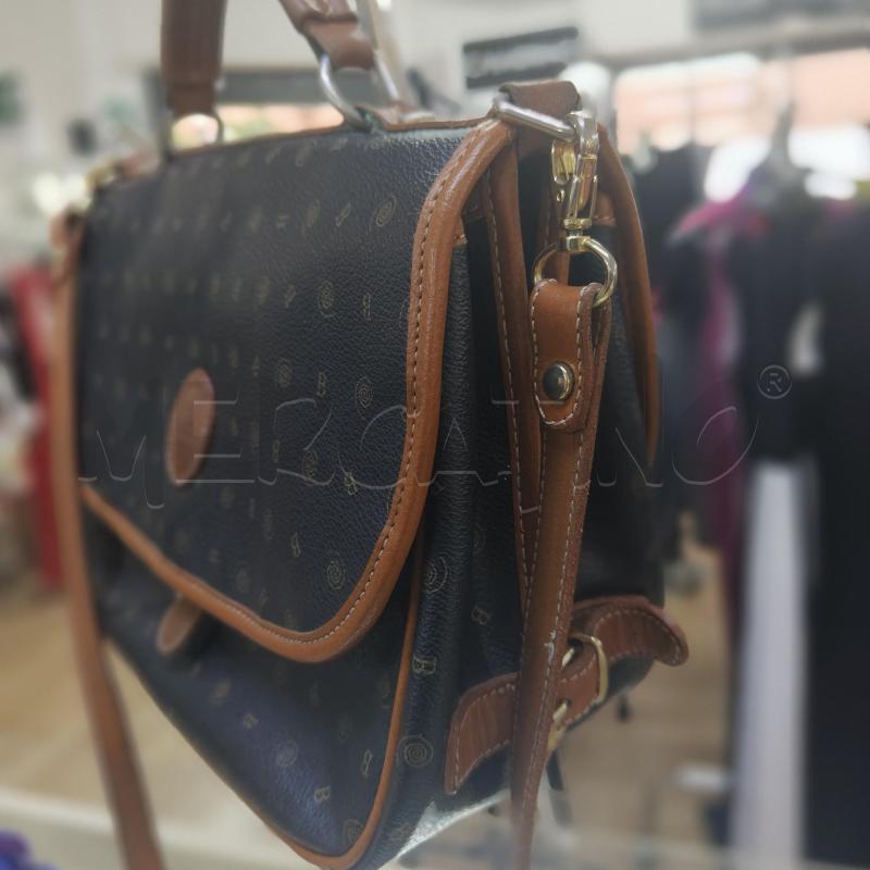 BORSA DONNA PELLE NERA MARRONE IL NUOVO BAROCCO | Mercatino dell'Usato Alcamo 2