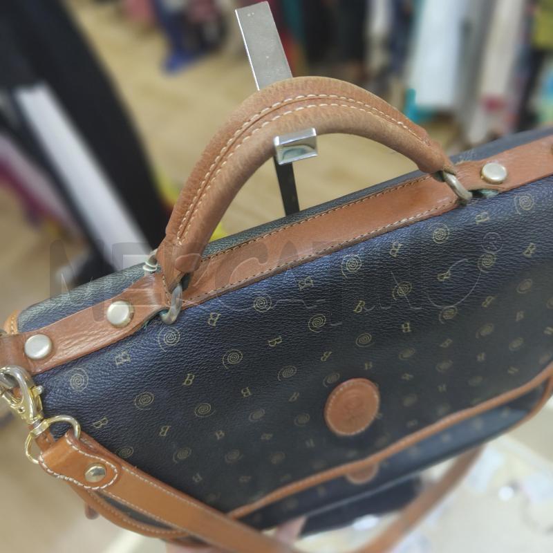 BORSA DONNA PELLE NERA MARRONE IL NUOVO BAROCCO | Mercatino dell'Usato Alcamo 4
