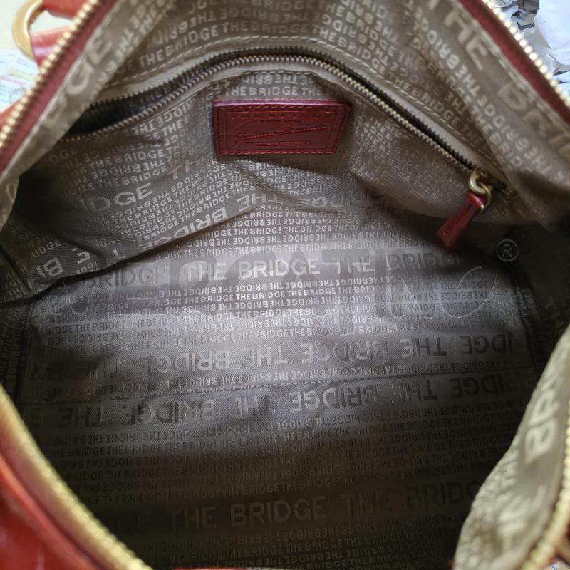 BORSA DONNA ROSSA THE BRIDGE MARTELLATA | Mercatino dell'Usato Alcamo 3