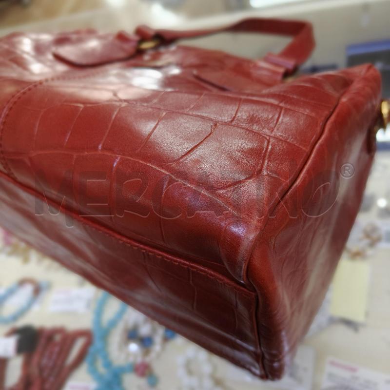 BORSA DONNA ROSSA THE BRIDGE MARTELLATA | Mercatino dell'Usato Alcamo 4