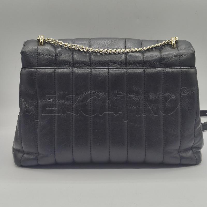 BORSA TRACOLLA DKNY NERA PELLE CON CATENA DORATA | Mercatino dell'Usato Alcamo 3