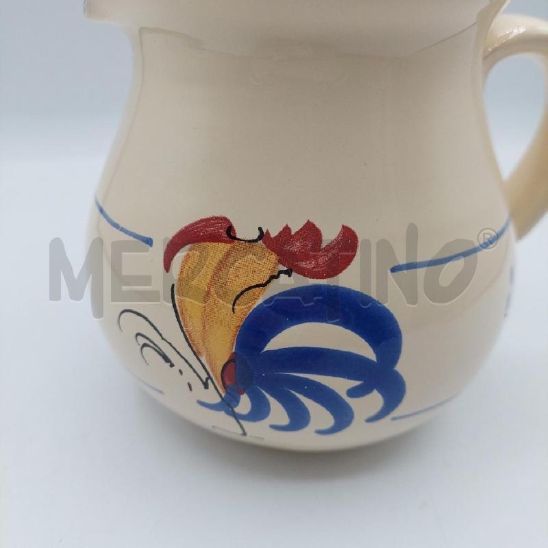 BROCCA CERAMICA COL' MAIOLICA CON GALLO | Mercatino dell'Usato Alcamo 2