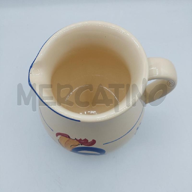 BROCCA CERAMICA COL' MAIOLICA CON GALLO | Mercatino dell'Usato Alcamo 3