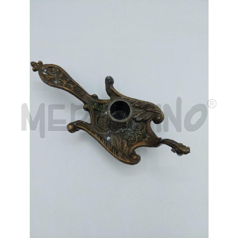 BUGIA PORTA CANDELA METALLO D'EPOCA | Mercatino dell'Usato Alcamo 2