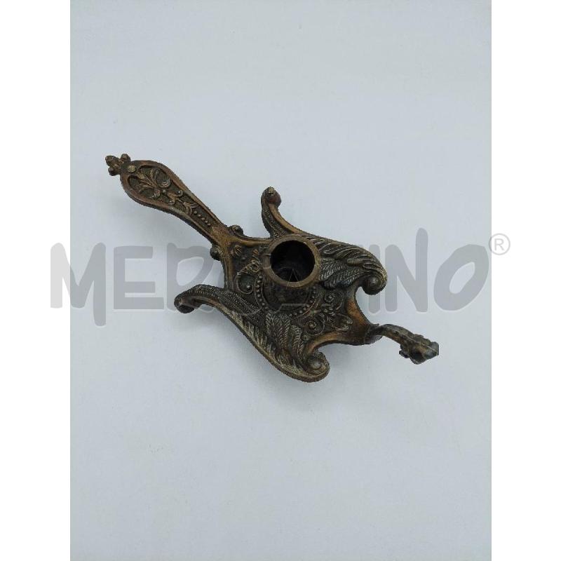 BUGIA PORTA CANDELA METALLO D'EPOCA | Mercatino dell'Usato Alcamo 2