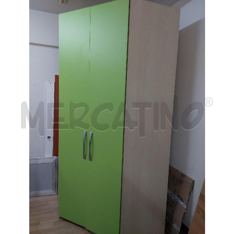 CABINA ARMADIO ANGOLARE ANTE VERDI DA CAMERETTA | Mercatino dell'Usato Alcamo 1