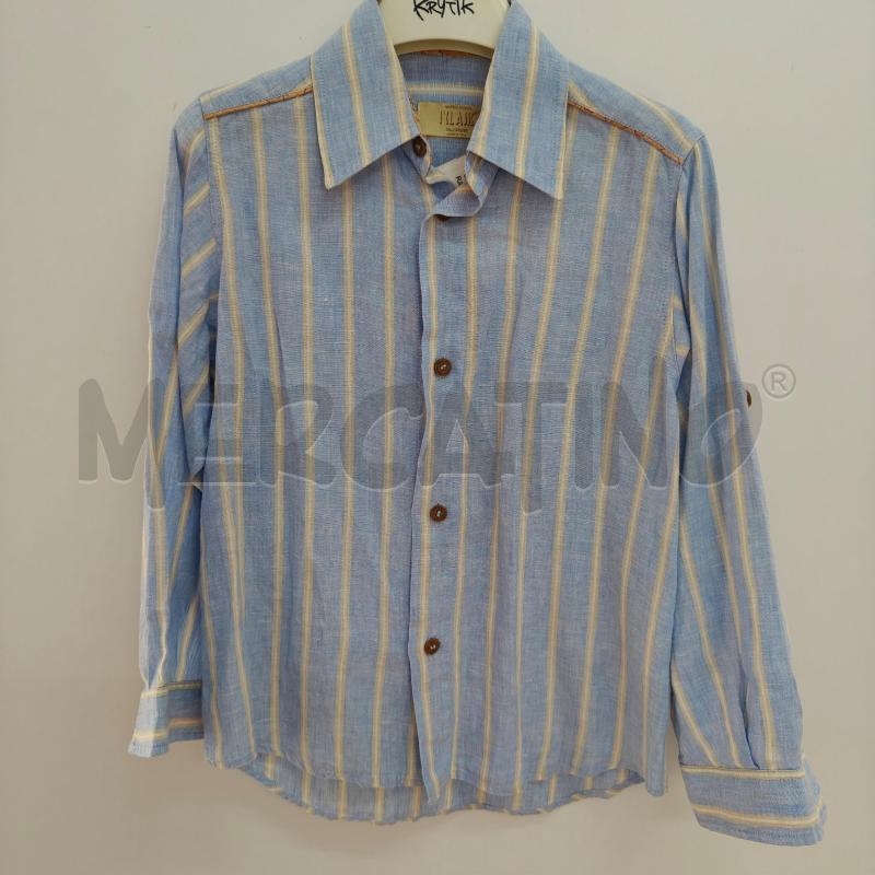 CAMICIA BAMBINO AZZURRA PRIMA CLASSE LINO | Mercatino dell'Usato Alcamo 1
