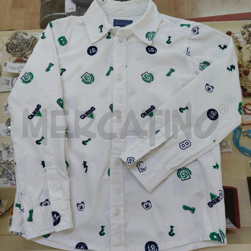 CAMICIA BAMBINO BIANCA FANT VERDE BLU GUESS | Mercatino dell'Usato Alcamo 1