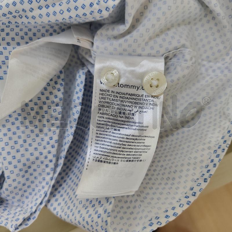 CAMICIA BAMBINO BIANCA TOMMY HILFIGER PUNTINI BLU | Mercatino dell'Usato Alcamo 3