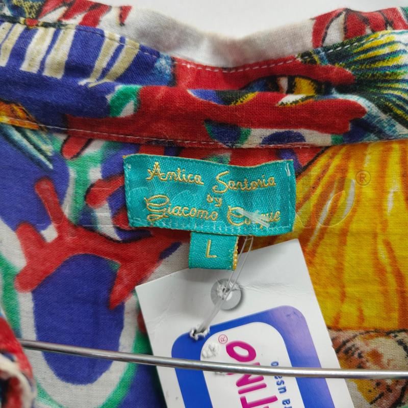 CAMICIA DONNA ANTICA SARTORIA FANTASIA CORALLINO | Mercatino dell'Usato Alcamo 2