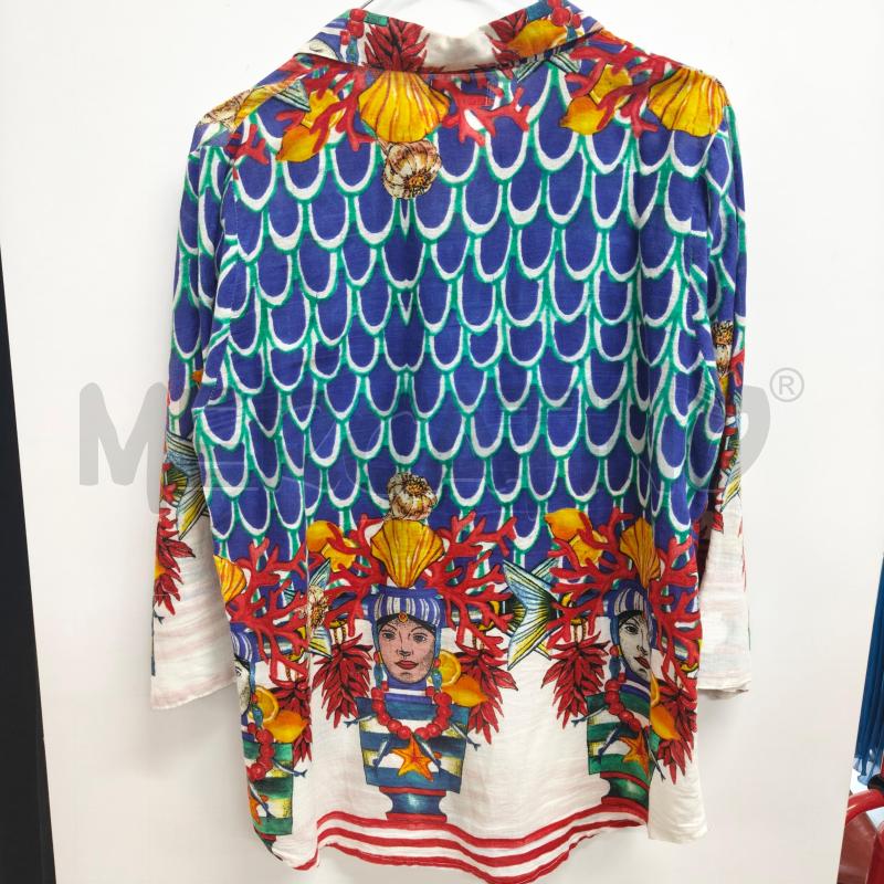 CAMICIA DONNA ANTICA SARTORIA FANTASIA CORALLINO | Mercatino dell'Usato Alcamo 4