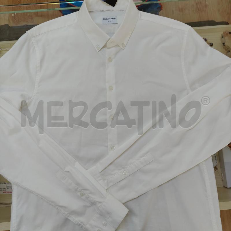 CAMICIA UOMO BIANCA CALVIN KLEIN | Mercatino dell'Usato Alcamo 1