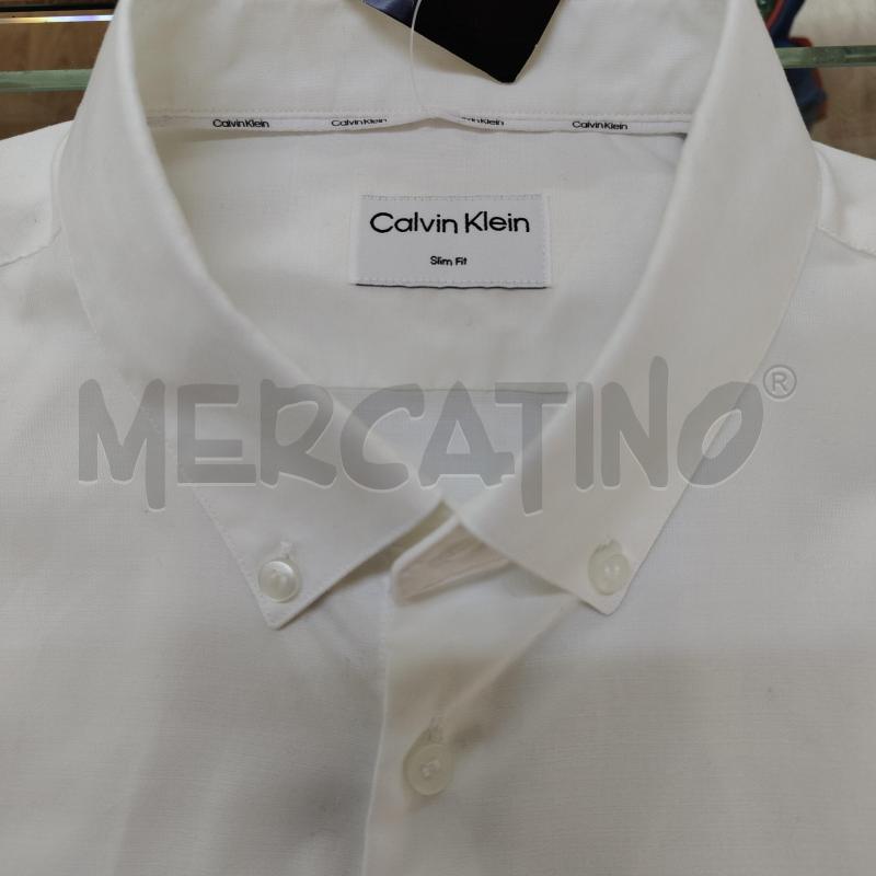 CAMICIA UOMO BIANCA CALVIN KLEIN | Mercatino dell'Usato Alcamo 2