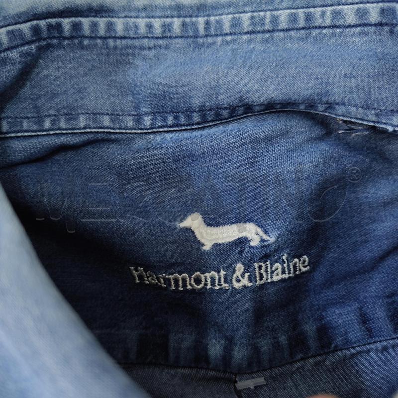 CAMICIA UOMO JEANS HARMONT&BLAINE FASCE BEIGE | Mercatino dell'Usato Alcamo 4