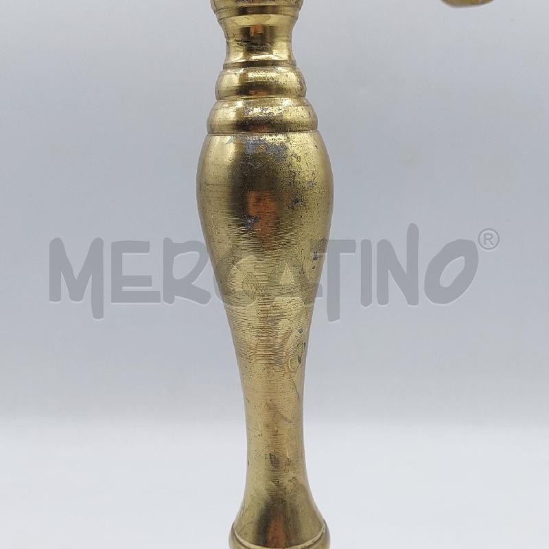 CANDELABRO METALLO 3 CANDELE DORATO | Mercatino dell'Usato Alcamo 5