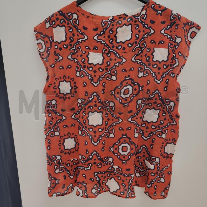 CANOTTA DONNA ARANCIO FANTASIA BLU EMME MARELLA | Mercatino dell'Usato Alcamo 2