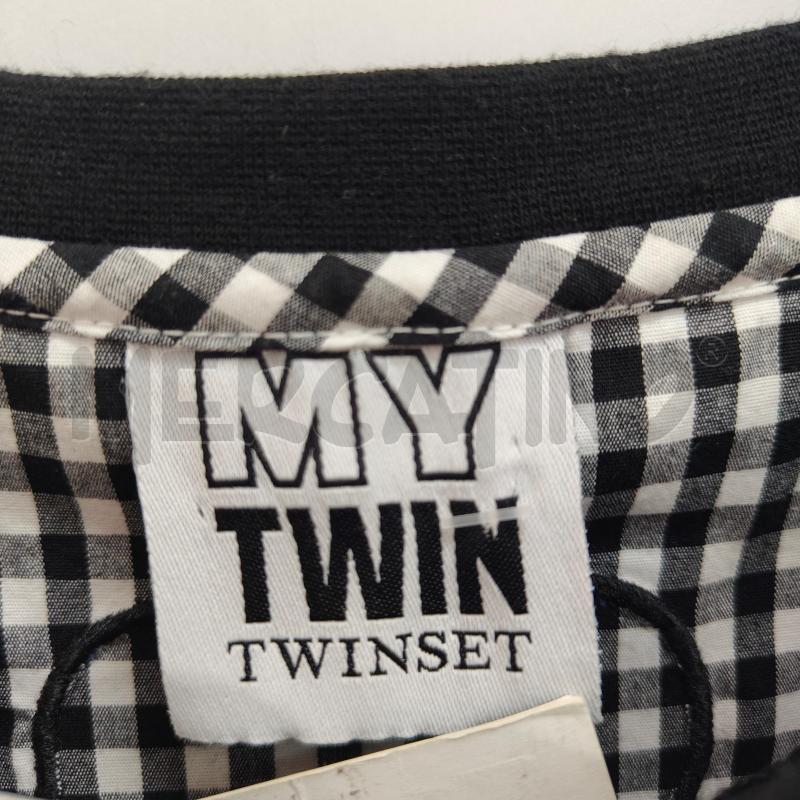 CANOTTA DONNA RIGHE AZZURRE PIZZO NEO MY TWINSET | Mercatino dell'Usato Alcamo 3