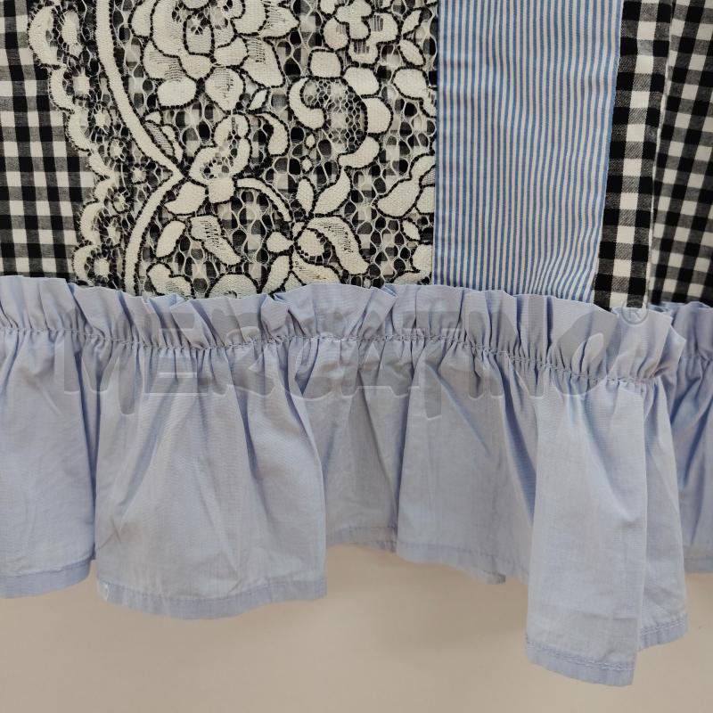 CANOTTA DONNA RIGHE AZZURRE PIZZO NEO MY TWINSET | Mercatino dell'Usato Alcamo 4