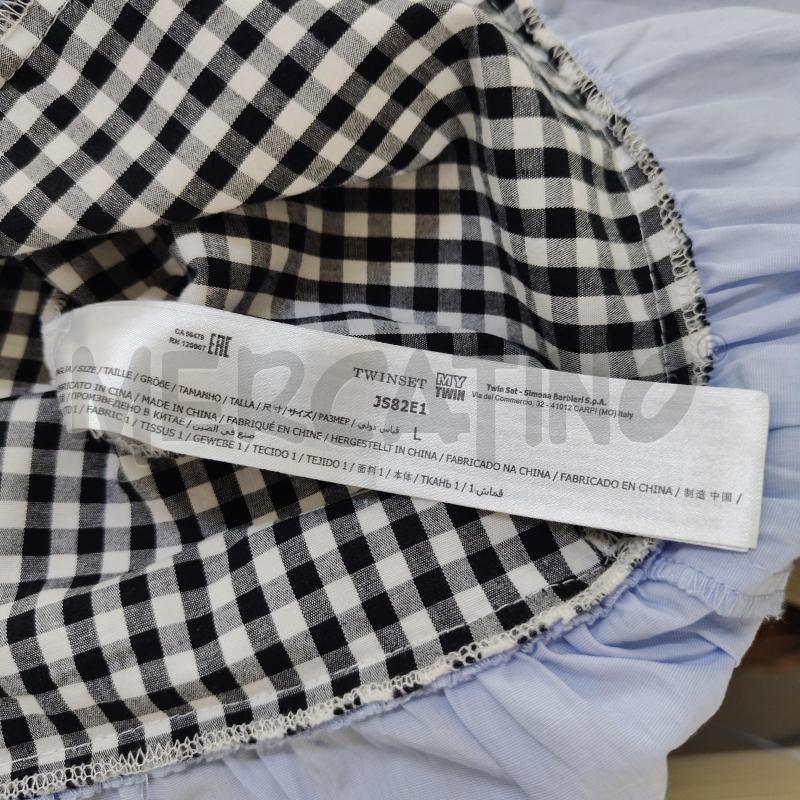 CANOTTA DONNA RIGHE AZZURRE PIZZO NEO MY TWINSET | Mercatino dell'Usato Alcamo 5