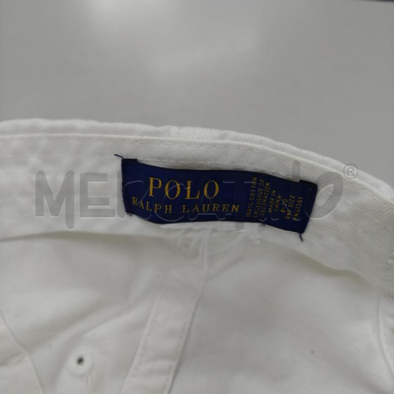 CAPPELLO UOMO BIANCO POLO RALPH LAUREN | Mercatino dell'Usato Alcamo 3