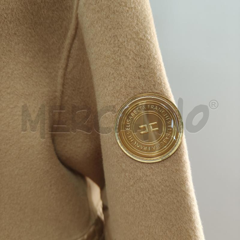 CAPPOTTO DONNA BEIGE PANNO ELISABETTA FRANCHI | Mercatino dell'Usato Alcamo 3