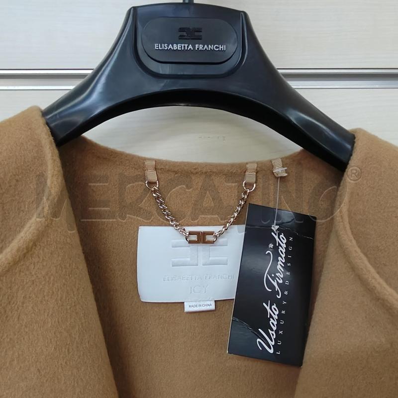 CAPPOTTO DONNA BEIGE PANNO ELISABETTA FRANCHI | Mercatino dell'Usato Alcamo 4