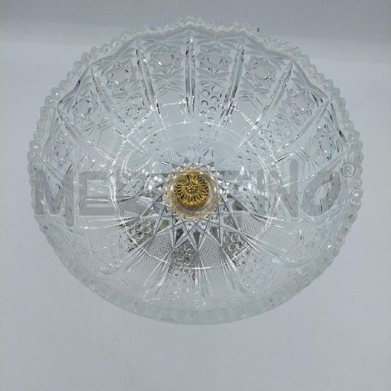 CENTROTAVOLA VETRO CON BASE METALLO E FIORI | Mercatino dell'Usato Alcamo 4