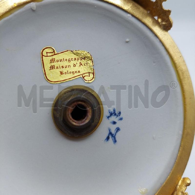 CENTROTAVOLA VETRO CON BASE METALLO E FIORI | Mercatino dell'Usato Alcamo 5