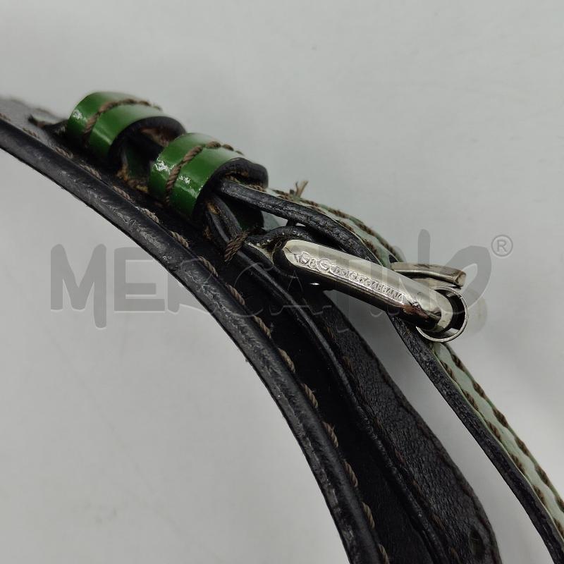 CINTURA DONNA D&G NERA E VERDE  | Mercatino dell'Usato Alcamo 3