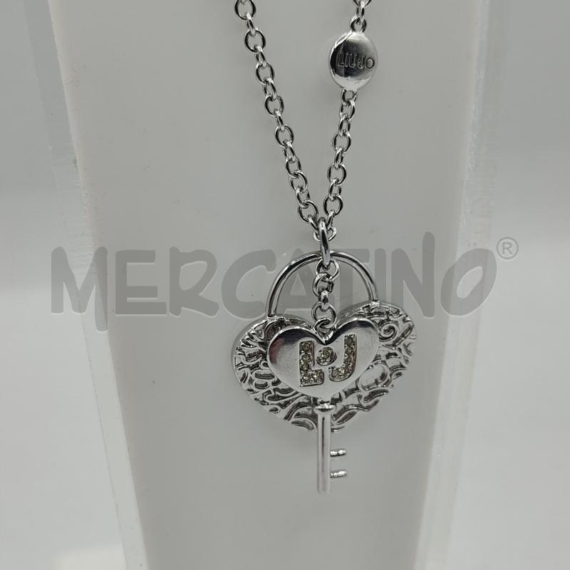COLLANA D. ACCIAIO LIUJO CON CIONDOLI | Mercatino dell'Usato Alcamo 2